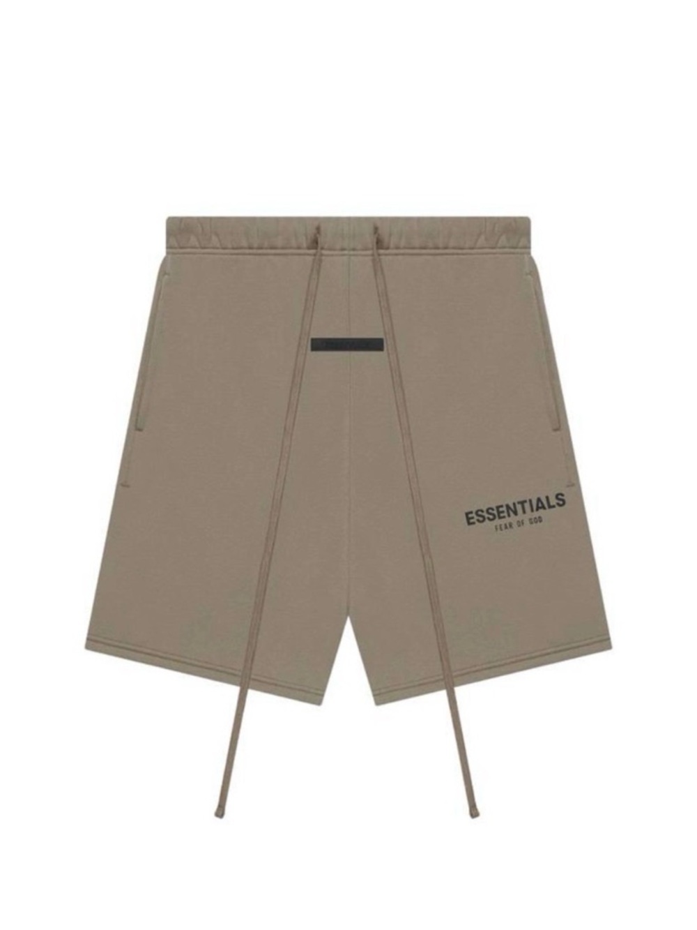 Fear Of God Essentials Sweat Shorts Small Taupe Streetwear Lounge Comfy Grunge